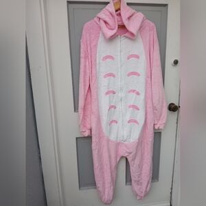 Adult Unisex Bunny Easter Rabbit Onsie NWOT Came With Socks